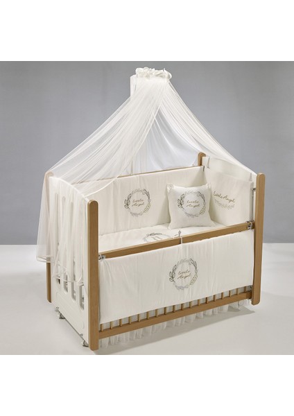 Meltem Smart Mia Anne Yanı Ahşap Sallanır Beşik 60x120 cm (naturel-angel) fiyatları