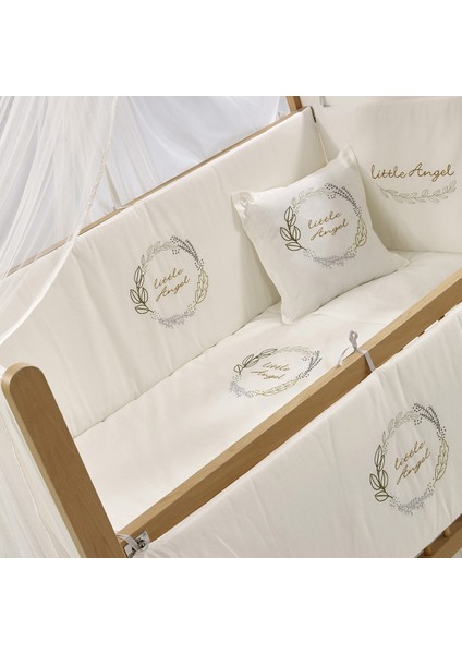 Meltem Smart Mia Anne Yanı Ahşap Sallanır Beşik 60x120 cm (naturel-angel) fırsatları