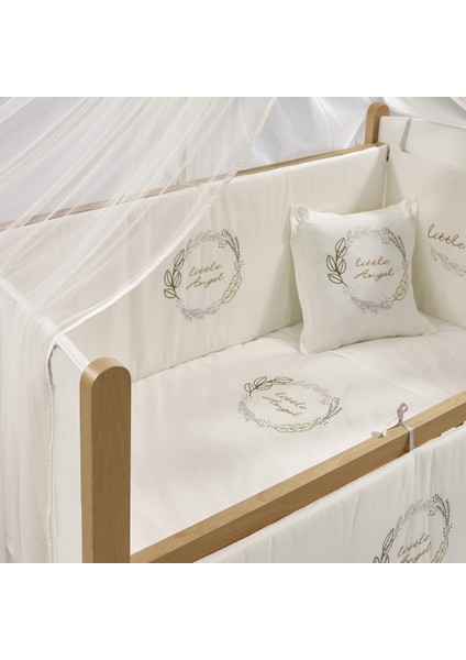 Meltem Smart Mia Anne Yanı Ahşap Sallanır Beşik 60x120 cm (naturel-angel) indirimleri