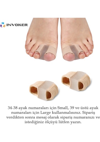 Ayarlı Halluks Bunyon Ayak Baş Parmak Kemik Eğriliği Düzeltme Aparatı Gece Ateli 3 Lü Set
