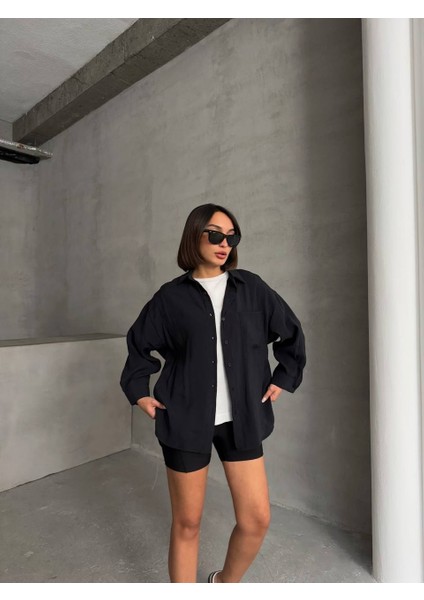 Yeni Sezon Düşük Omuz Oversize Gömlek fırsatları