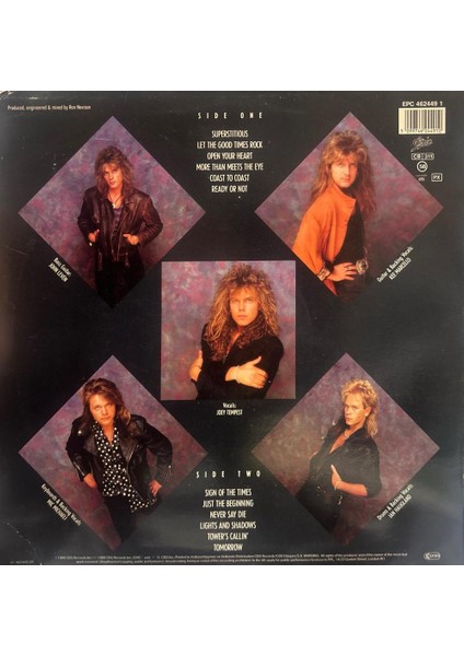 Europe – Out Of This World 1988 Baskı Lp