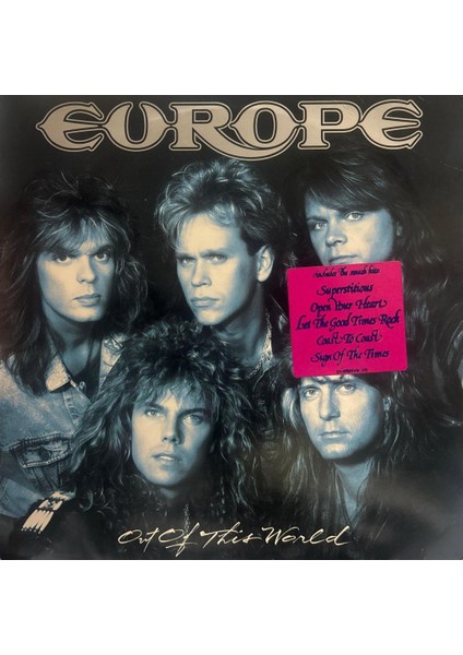 Europe – Out Of This World 1988 Baskı Lp