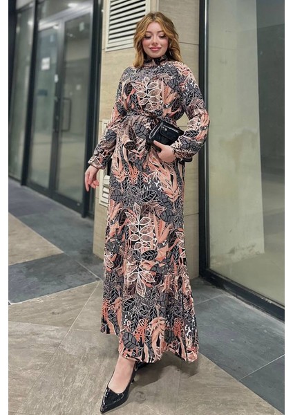 Argun Dokuma Viskon Elbise 1347 - Somon