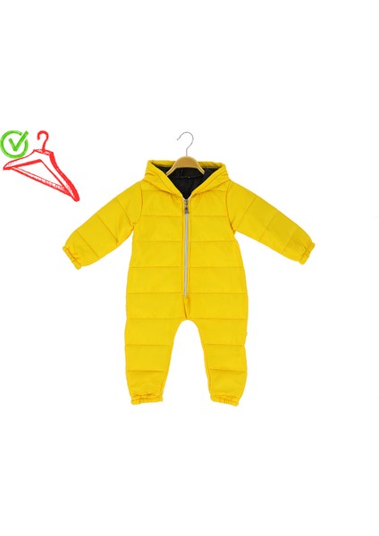 Erkek Bebek Tulum 9 Ay Sarı