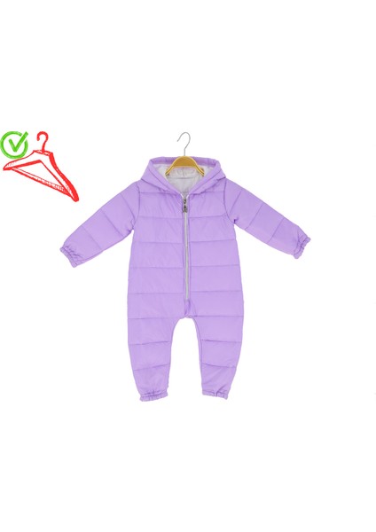 Erkek Bebek Tulum 12 Ay Lila