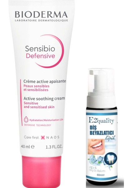 Sensibio Defensive Active Soothing Cream 40 Ml- Diş Beyazlatıcı Köpük Hediye