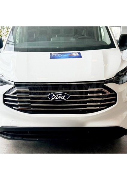 Ford Transit Custom 2023 > Ön Panjur 7 Parça Paslanmaz Çelik fırsatları