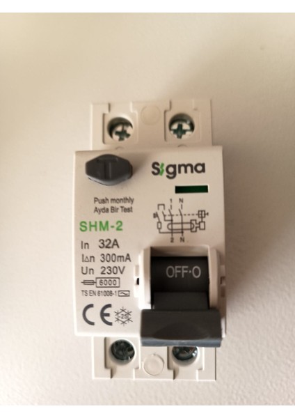 2X32A 300MA Kaçak Akım Rölesi