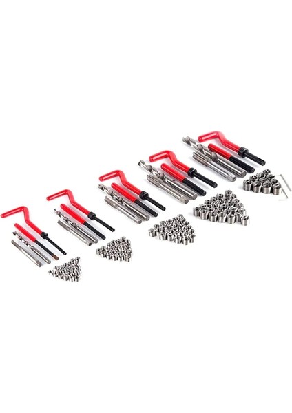 M 5 - M 12 Arası Helicoil Tamir Seti 131 Pc