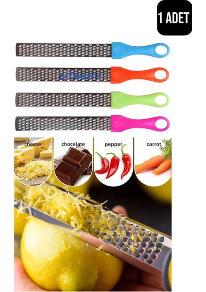 Paslanmaz Çelik Limon Peynir Sebze Rende Soyucu Dilimleme Dikdörtgen 27 cm Rende