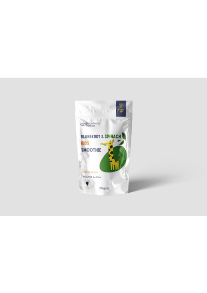 Yabanmersini, Ispanaklı Çocuk Smoothie 125 Gr.