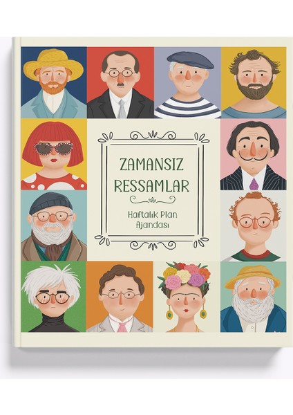 Zamansız Ressamlar Ajandası Zamansız Ajanda, 16.5X19.5 cm