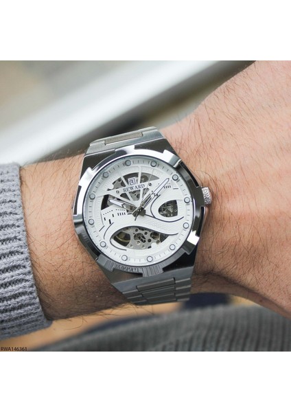 RWA146361 Çelik Kordonlu Otomatik Erkek Kol Saati indirimleri