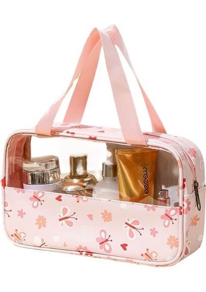 Kozmetik Çantası Pu Su Geçirmez Taşınabilir Tuvalet Çantası Büyük Kapasiteli Banyo Çantası Seyahat Taşınabilir Saklama Çantası Saklama Çantası (Yurt Dışından) indirimleri