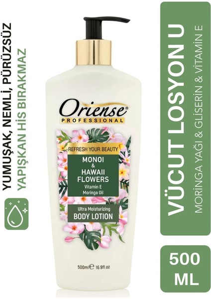 Nemlendirici Vücut Losyonu 500 ml - Gliserin ve E Vitamini İçerir