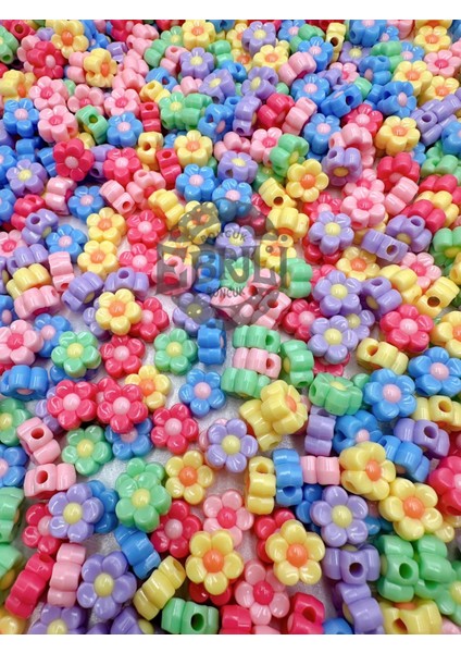 12 mm Renkli Düz Papatya Boncuk Takı Yapımı Bead (25 Adet) fiyatları