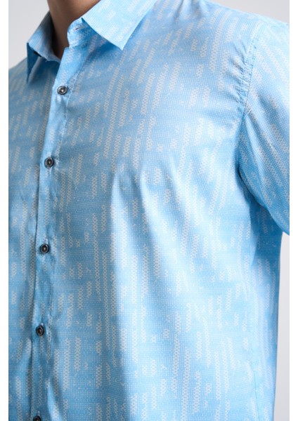 Desenli Uzun Kollu Erkek Gömlek fırsatları