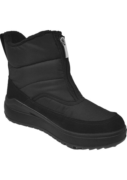 Kadın Bot (Kar) 6390 2j Jacalu Textile Upper And Leather-Pu Sole Black