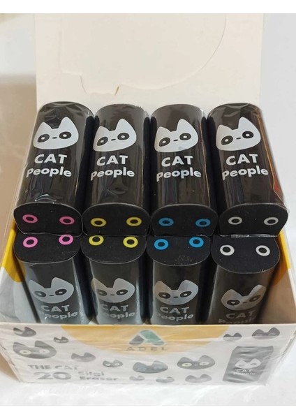 Kaliteli Siyah Silgi Cat (4 Adet)