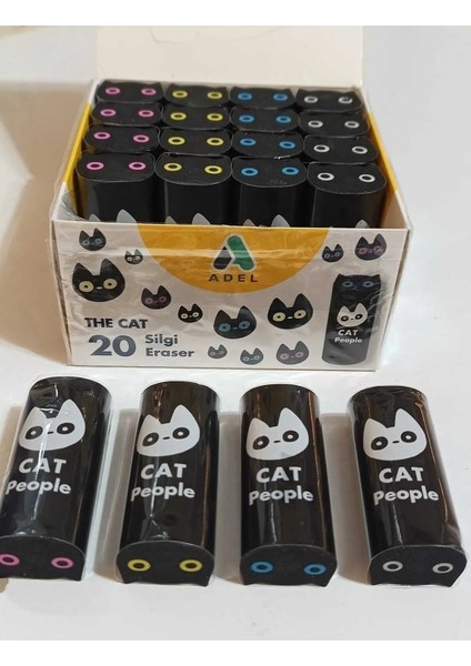Kaliteli Siyah Silgi Cat (4 Adet)