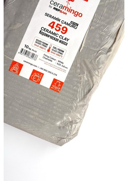 459 Şamotlu Beyaz Seramik Çamur Vakumlu 10 kg fiyatları
