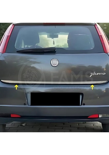 Fiat Grande Punto Krom Bagaj Alt Çıtası 2005> Paslanmaz Çelik fırsatları