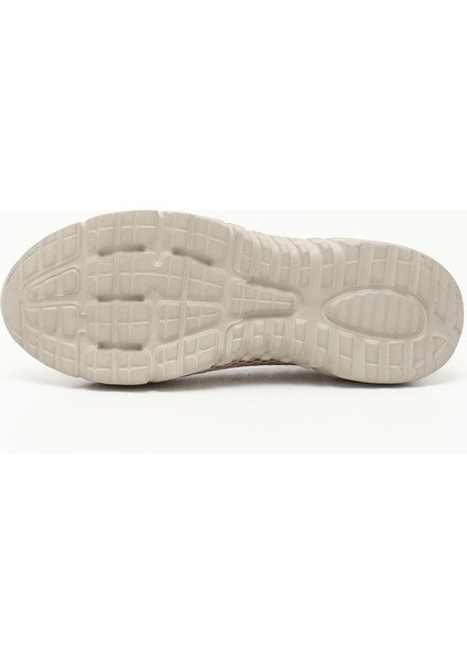 Kadın Bej Triko Memory Foam Tabanlıklı Comfort Sneaker