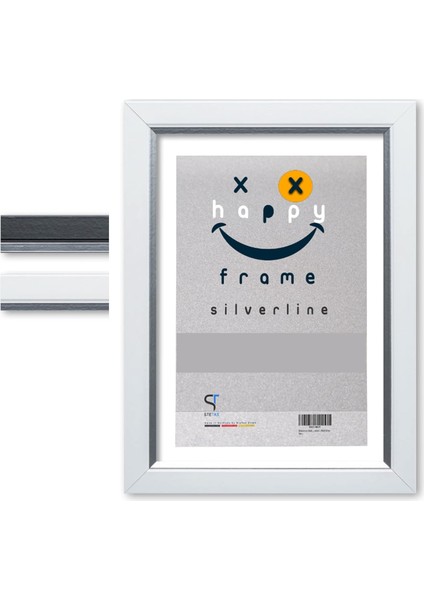 Gümüş Renk Kenarlı Dekoratif Resim Çerçevesi 25x30 Cm fiyatları