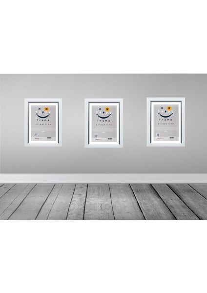 Gümüş Renk Kenarlı Dekoratif Resim Çerçevesi 25x30 Cm fırsatları