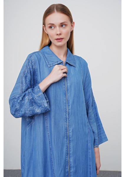 Denim Kol Detaylı Giy Çık GÇ-0166