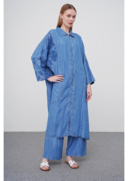 Denim Kol Detaylı Giy Çık GÇ-0166