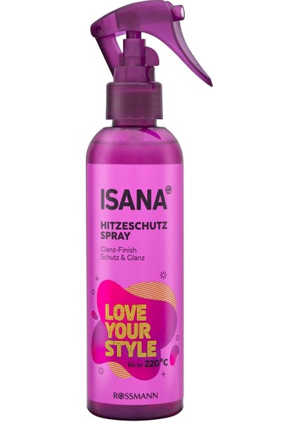 Saç Koruyucu Sprey 200 ml 220°C Isı Koruması Düzleştirici Etki ve Parlaklık Tüm Saç Tipleri