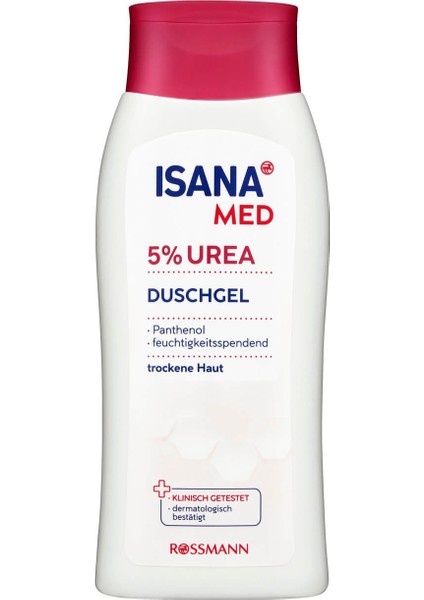 Isana Med Duş Jeli %5 Ure 250 ml