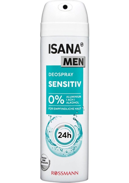 Men Deodorant Sprey 48H Sensitive 150 ml