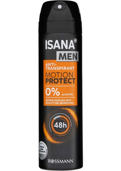 Men Deodorant Sprey Motion Protect, Anti-Transpirant, 48 Saat 150 ml