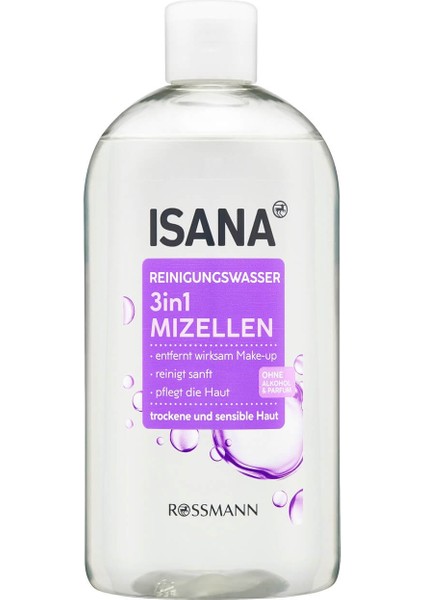 Cilt Makyaj Temizleyici Misel Su - Alkolsüz 3'ü 1 Arada - Kuru&hassas Cilt 400ML