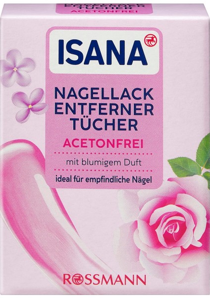 Oje Çıkaracı Islak Mendil Asetonsuz 10'lu