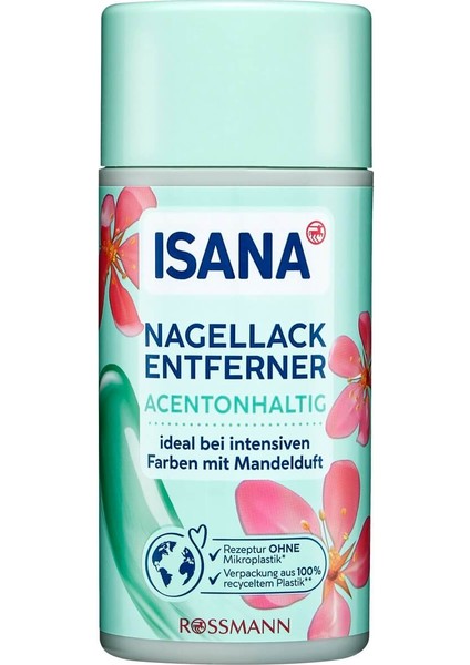 Oje Çıkarıcı Badem Kokulu Koyu Renkli & Ayna Efektli Ojeler Için Ideal 125 ml