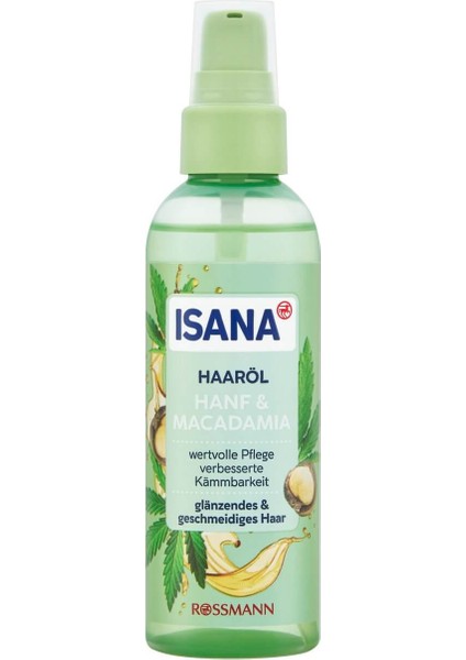 Saç Bakım Yağı Kenevir & Macadamia Yağı Özü 100 ml