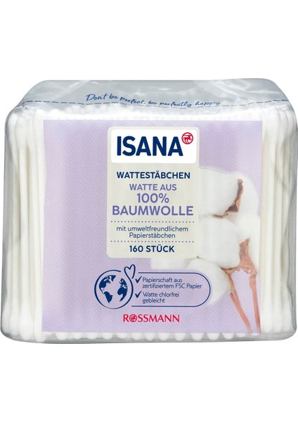 Kulak Çubuğu %100 Pamuk ve Çevre Dostu Kağıt 160 Adet Günlük Hijyen İçin