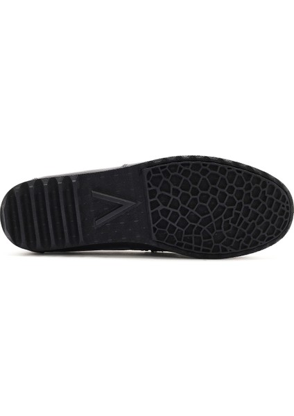 Erkek Siyah Deri Casual Loafer 25SFD6302FT