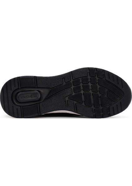 Kadın Siyah Bağcıklı Kalın Tabanlı Deri Sneaker 25SFD500918