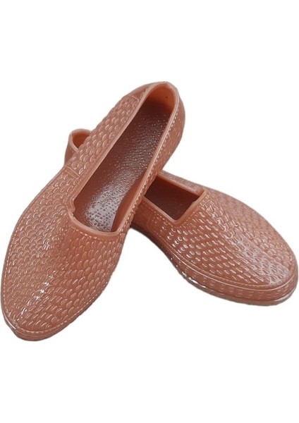 Erkek Çocuk Naylon Ayakkabi Kahve-Gri