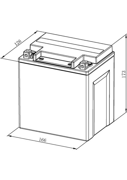12V 30 Ah Agm Akü (Y/B)B30L-B Jetski ve Jeneratörlere Uyumlu modelleri