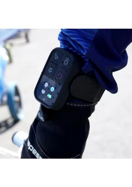 Gopro Hero Için Kablosuz Akıllı Uzaktan Kumanda 12/11/10/9/8/max LED Renkli Ekran Pil 50 M Kontrol Bilek Kayışı USB Kablosu modelleri