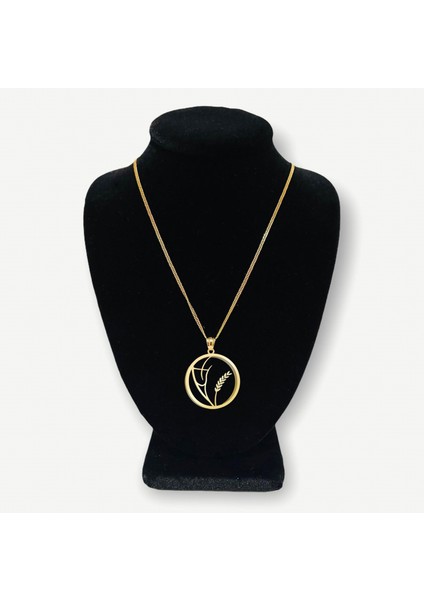 Tabitela 14 Ayar Altın Kolye Ucu Buğday Başağı GM1129 1 gr