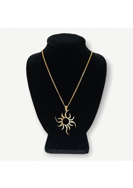 Tabitela 14 Ayar Altın Kolye Ucu Güneş GM1120 1 gr