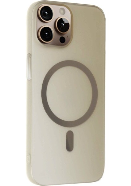 Apple iPhone 15 Pro Max Uyumlu Kılıf Ultra Ince Mat Magsafe Sert Pc Kapak