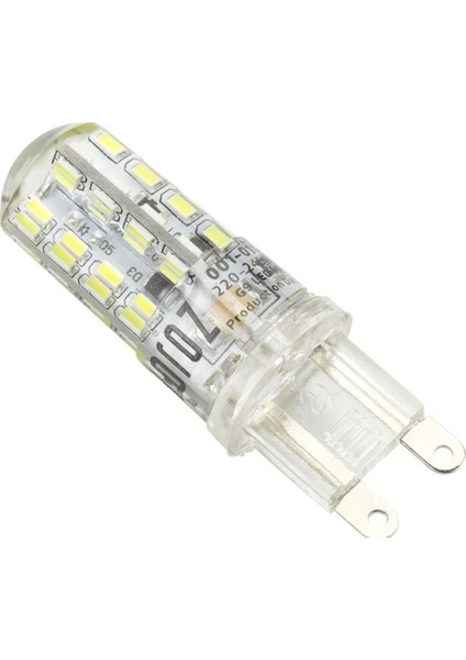 Kapsül LED Ampul 220V 3W 6500K 240LM G9 Duy (Iğne Ayak) ( Mega Serisi )(200AD)